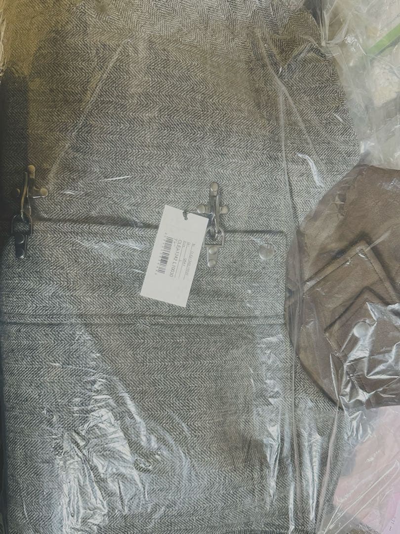 clel ウールブレンド ヘリンボーンツイードファイヤーマンブルゾン