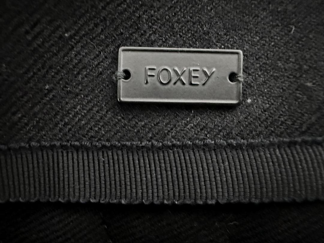 極美品★FOXEY/フォクシーフレアマトラッセ 40 ウール Aライン 別冊掲載