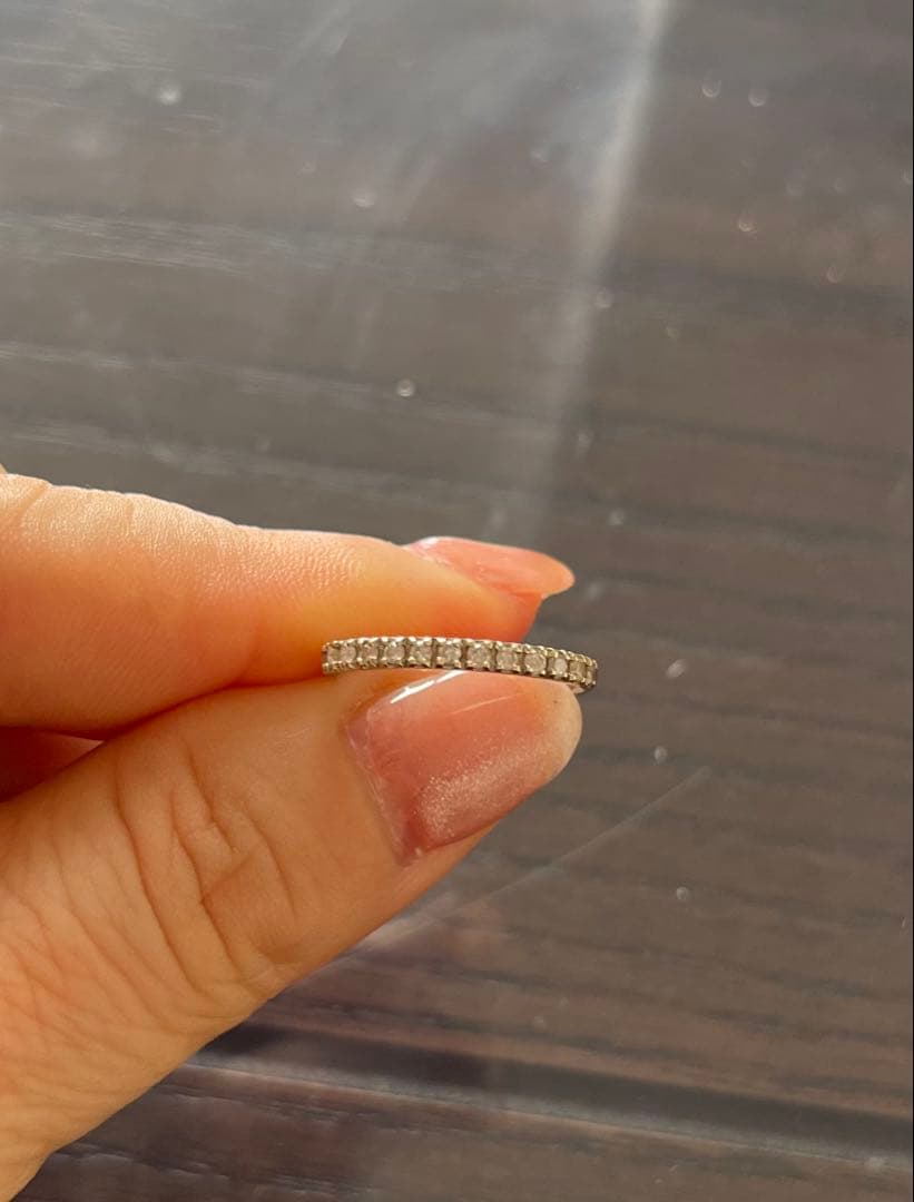 K10 ダイヤモンドハーフエタニティリング0.2ct