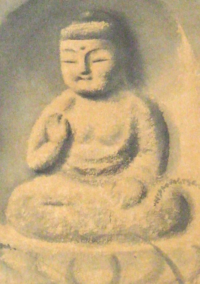 【真筆】穐月 明 野の佛 額 共シール　４号