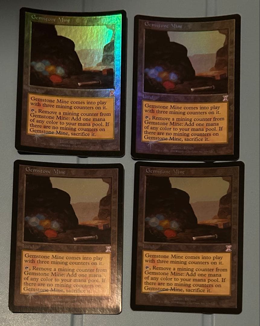 宝石鉱山　英語版foil 4枚セット