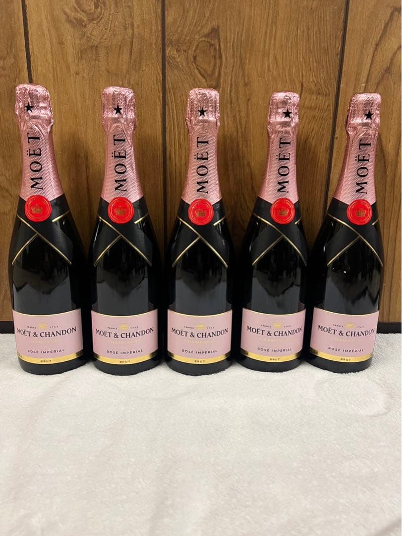 モエ・エ・シャンドン ロゼシャンパン 750ml 5本セット