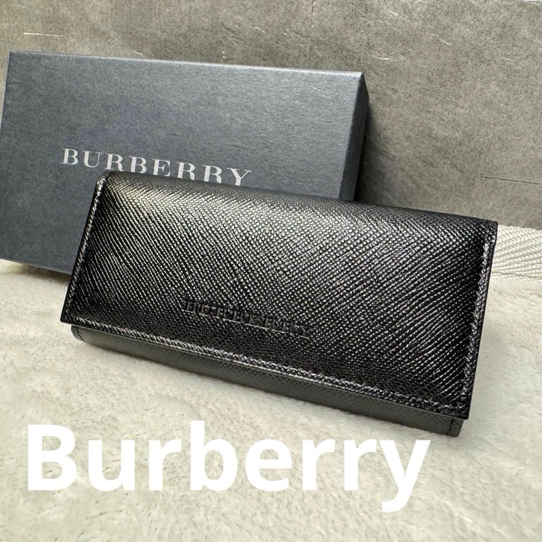 未使用☆Burberry バーバリー キーケース ブラック ノバチェック