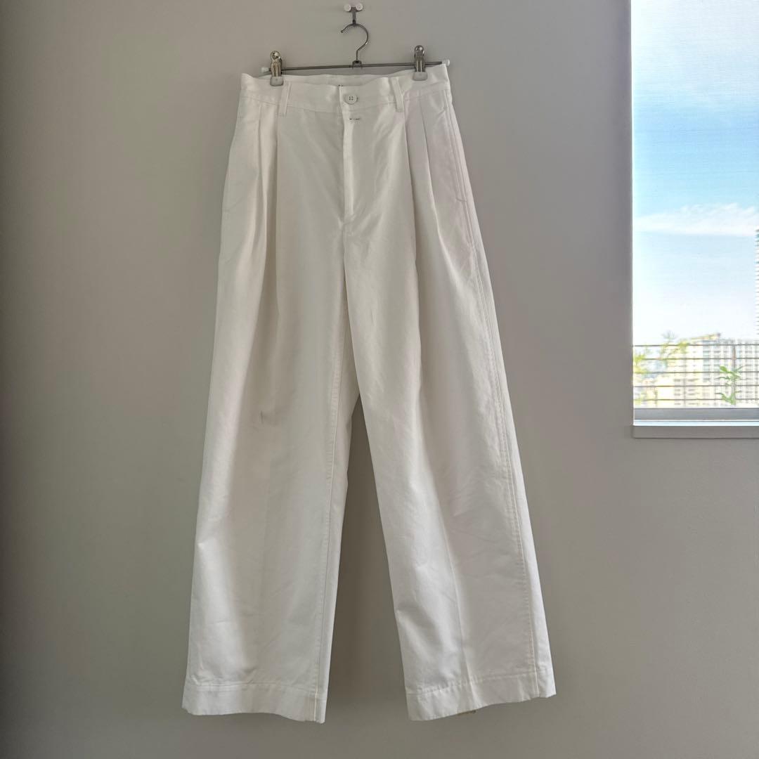 LOEFF ロエフ　ツイル 2タック パンツ