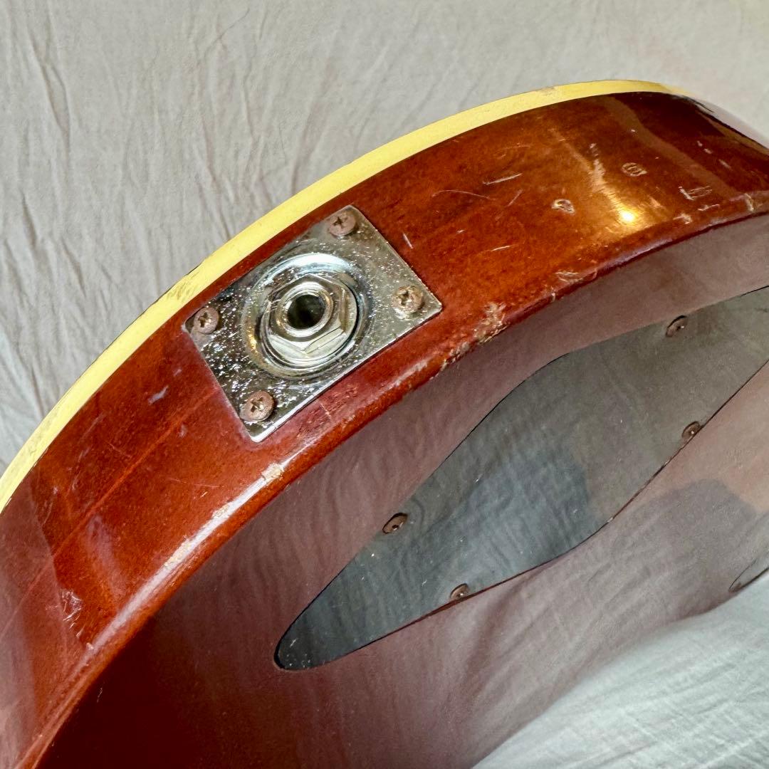 【動作確認済】グレコレスポール 1975年製フレイム杢 チェリーサンバースト