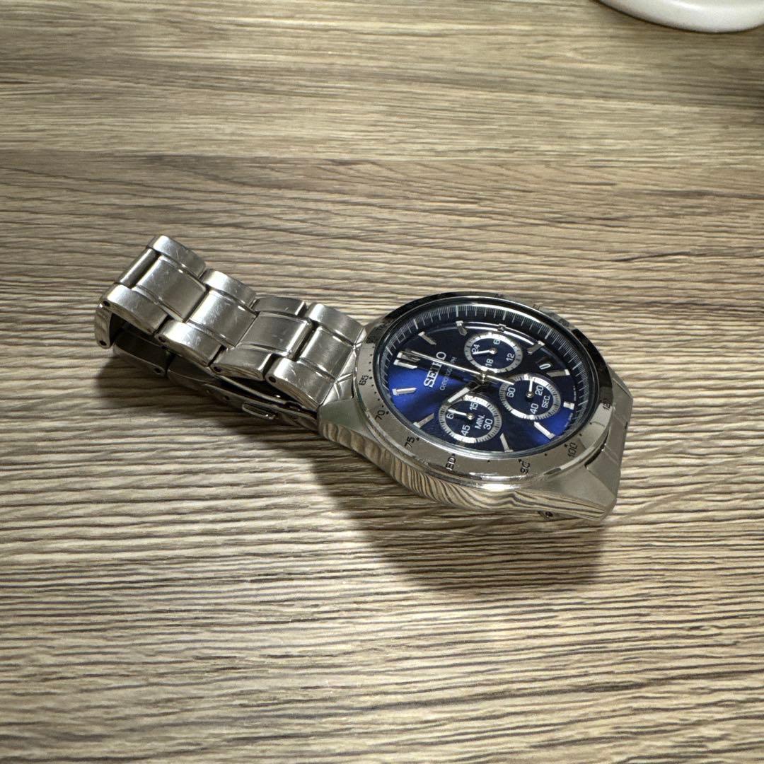 【電池交換要】SEIKO クロノグラフ 腕時計