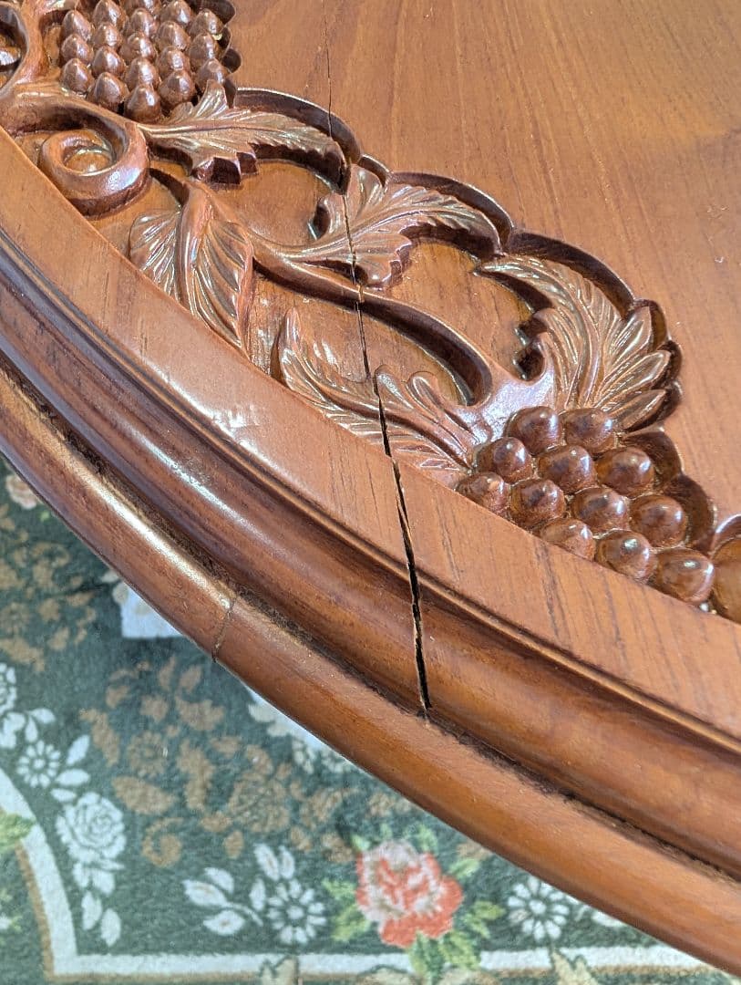 木製楕円形ダイニングテーブルセット