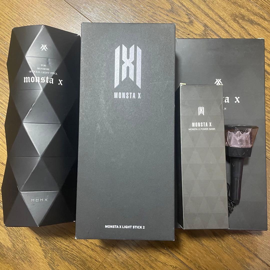 Monsta x ペンライト　扇風機　ミニペンライト　バッテリーセット