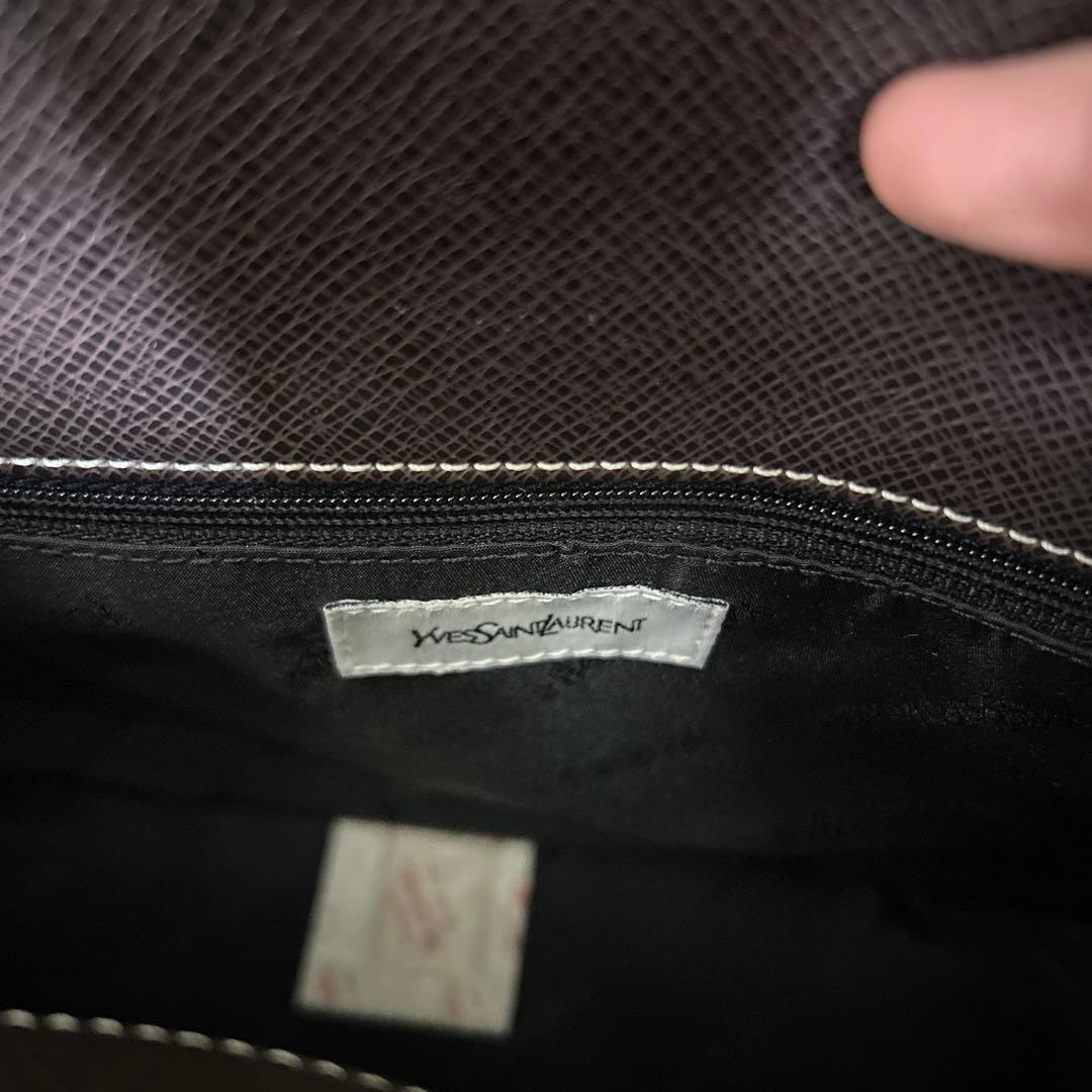 Yves Saint Laurent ブラウン ハンドバッグ