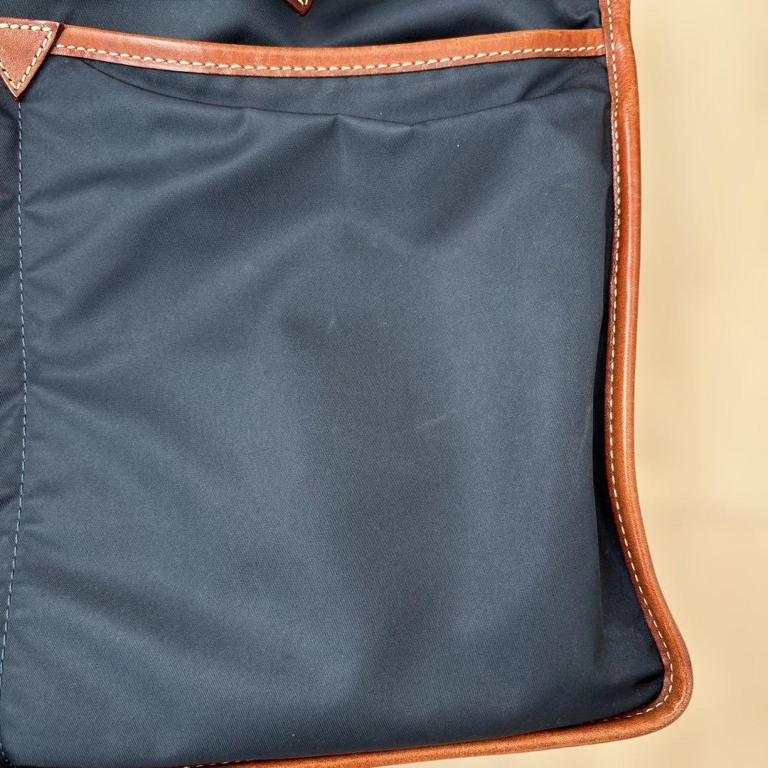 フェリージ　ビジネスバッグ ネイビー/ブラウン