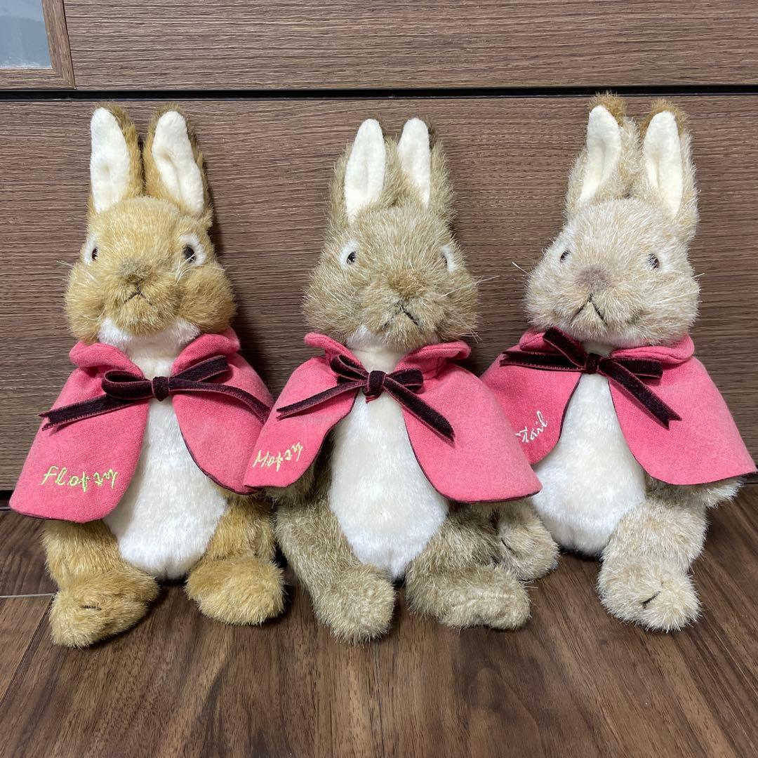 ピーターラビット三姉妹ぬいぐるみセット！