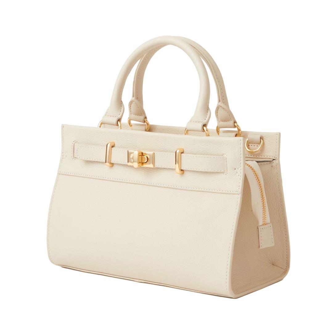 DIANA 本革ミニバッグ AS3110ライトグレースムース (406131)