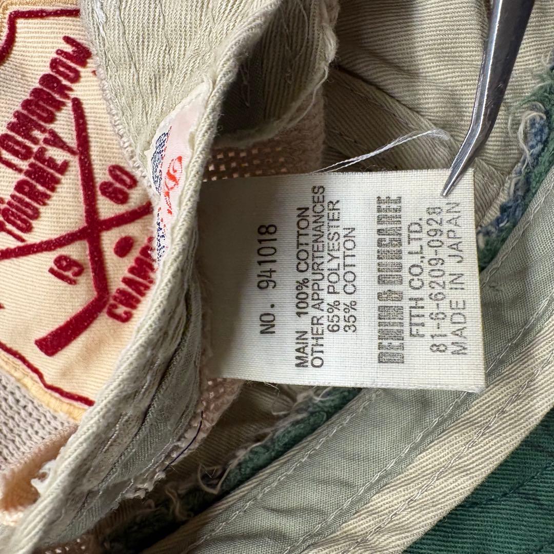 デニム&ダンガリー　ワッペン　パッチ　デニムメッシュキャップ　サイズ58