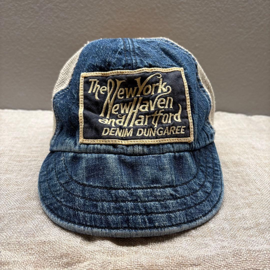 デニム&ダンガリー　ワッペン　パッチ　デニムメッシュキャップ　サイズ58
