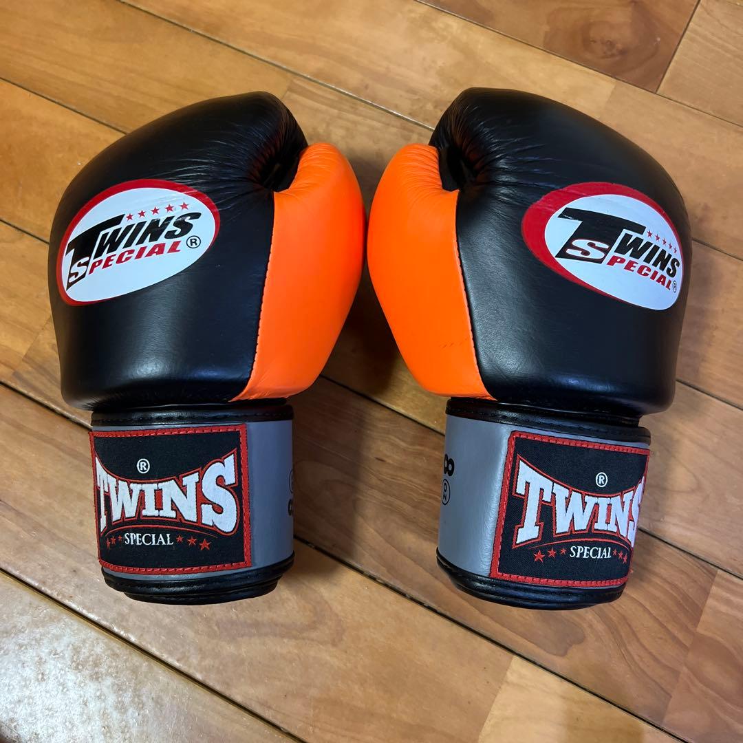 値下げ可能　限定色　8oz TWINS 本革　オレンジブラック