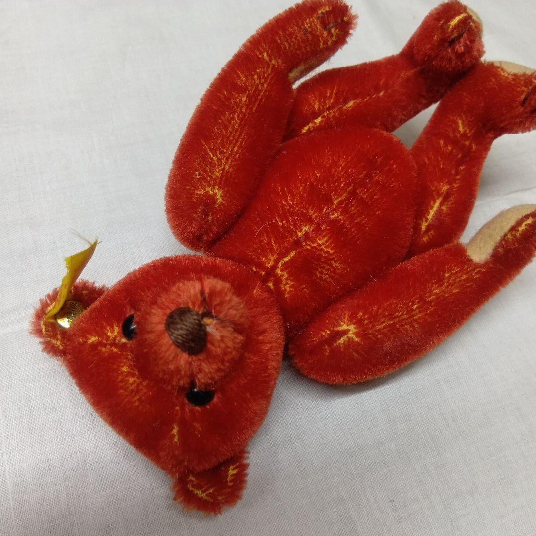 ♥Steiff シュタイフ　ヴィンテージベア　レッド・ブルー2体Set♥