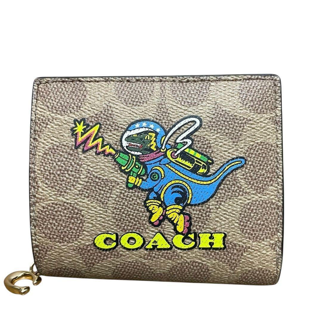 【新品】コーチ スナップウォレット コズミック シグネチャー レキシー
