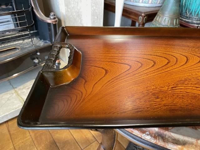 木製ブラウントレー 持ち手付き