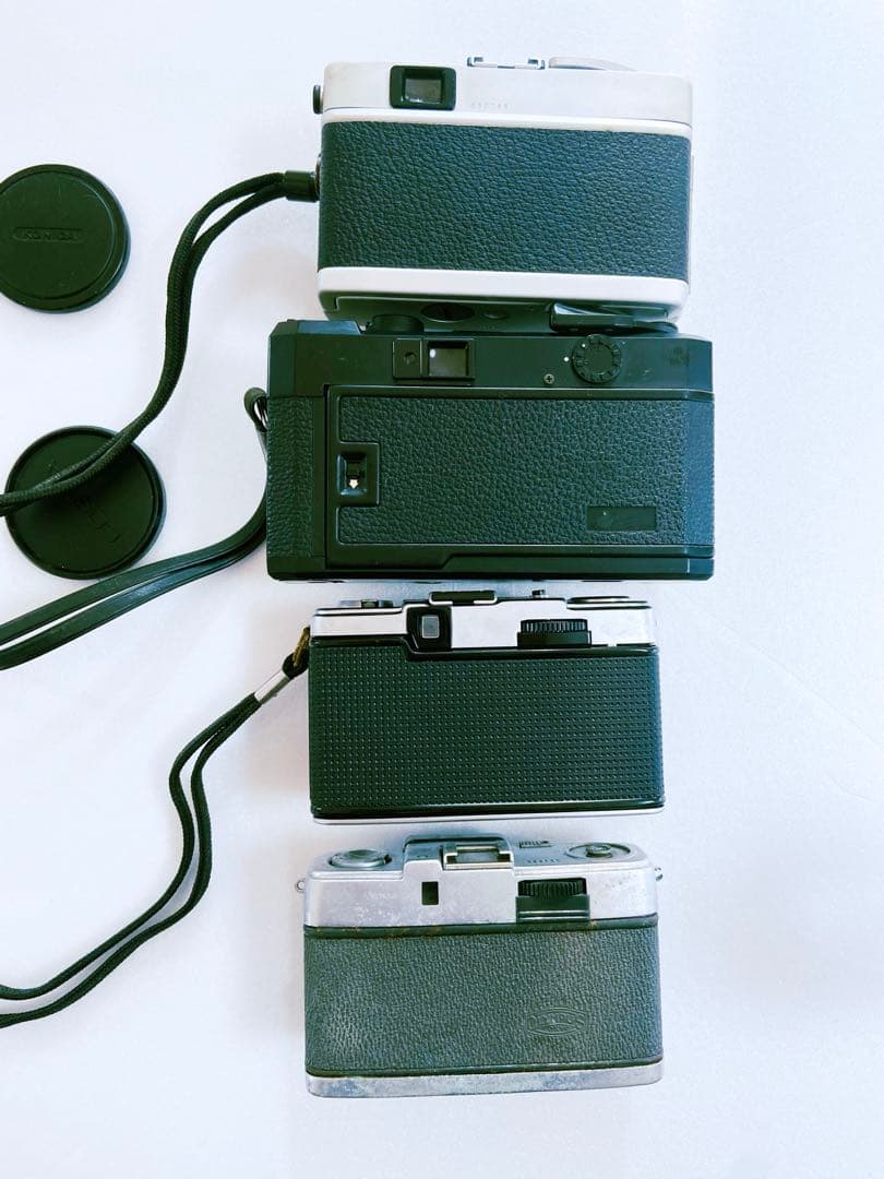 フィルムカメラ　Konica C35, Cosina ,Olympus Pen