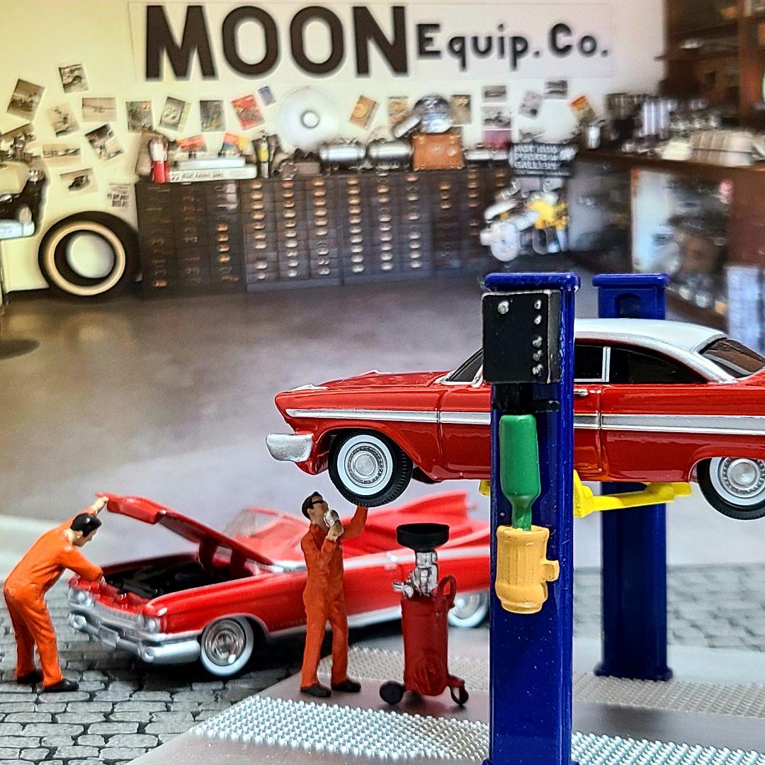 アメリカンジオラマ　2ポストリフト　フルダイキャスト　ガレージ　1/64　新品