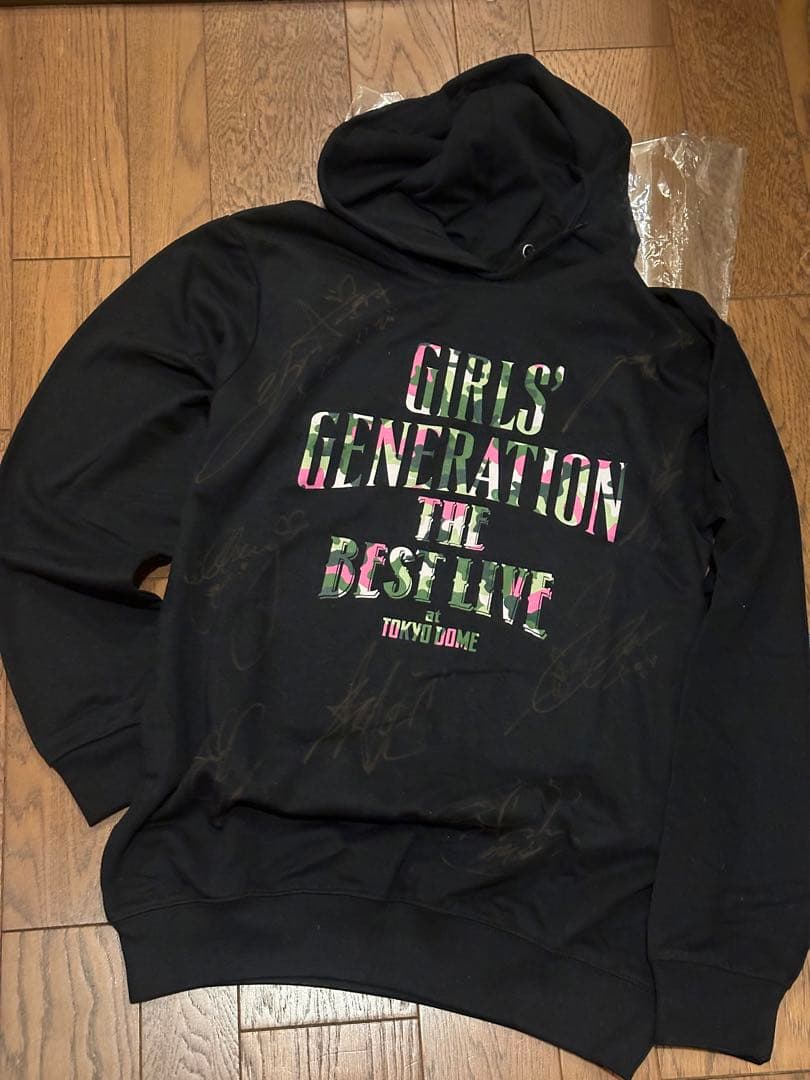 少女時代 SNSD 直筆サイン フーディ パーカ　ユナ