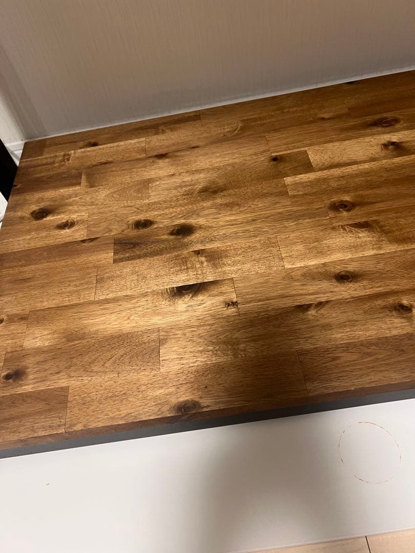 GEX スチール台 幅120cm奥行45cm水槽対応 アカシア木材棚設置加工