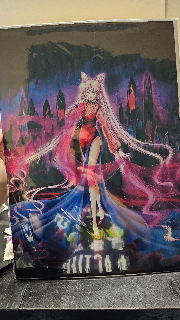 セーラームーンミュージアム　オリジナルオーロラポスター　(ブラックレディ)