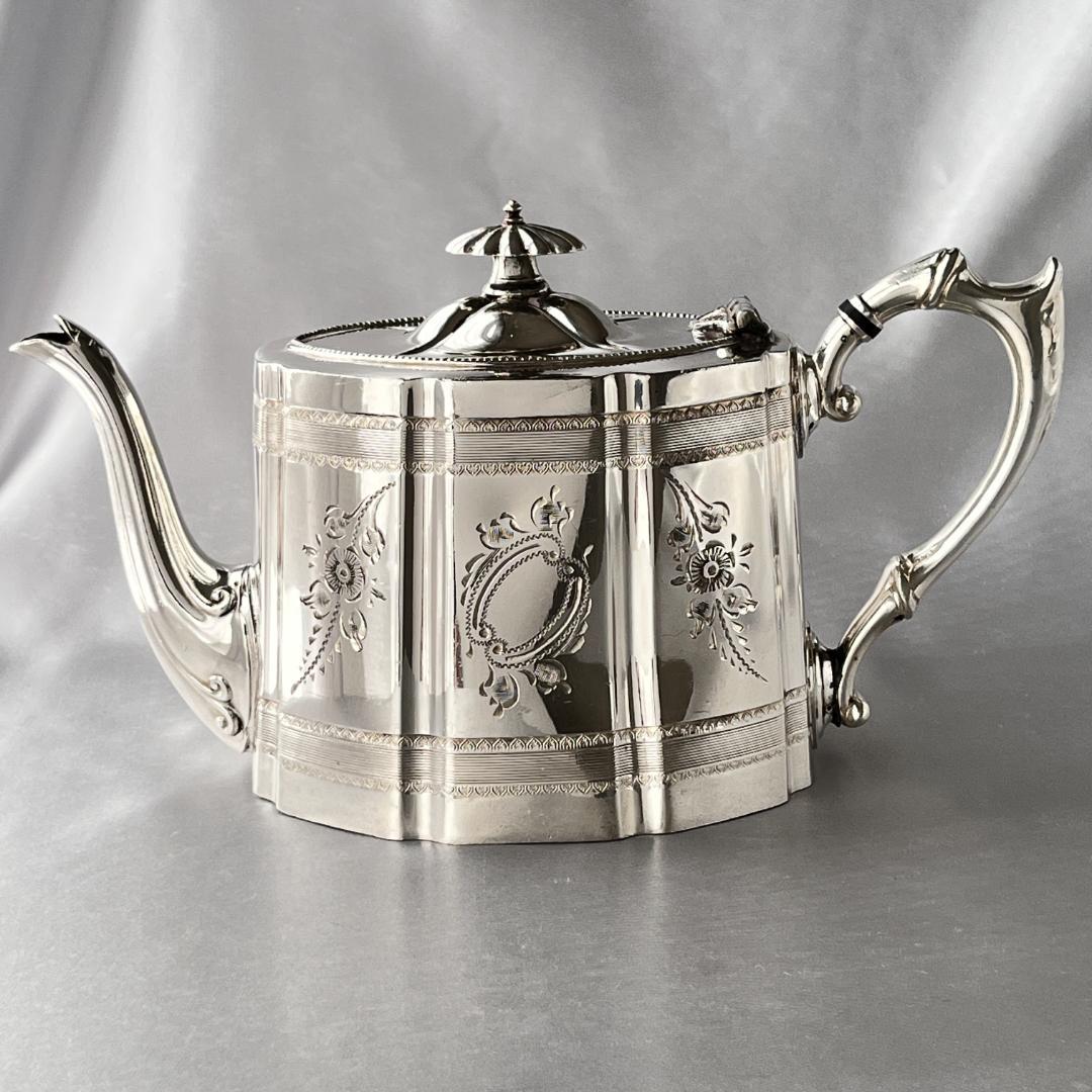 【Harts the Silversmiths】 エドワーディアン ティーセット