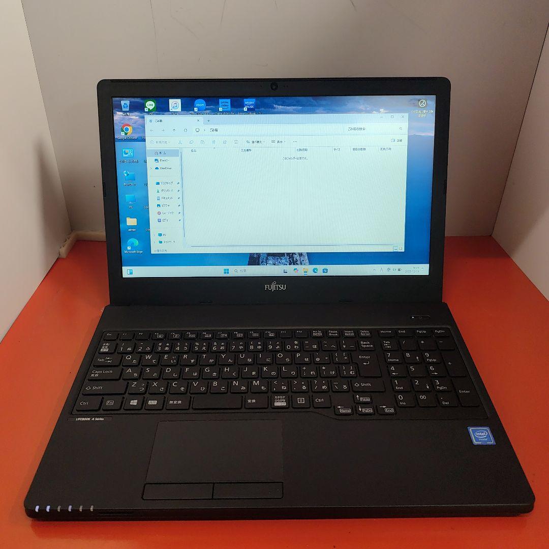 爆速SSD Windows11 ノートパソコン Core 富士通