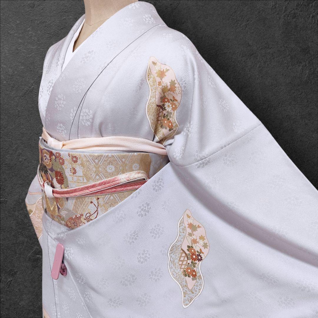❰6557❱ フルセット　付け下げ訪問着　宝尽くし　袋帯　入学式　お宮参り　正絹