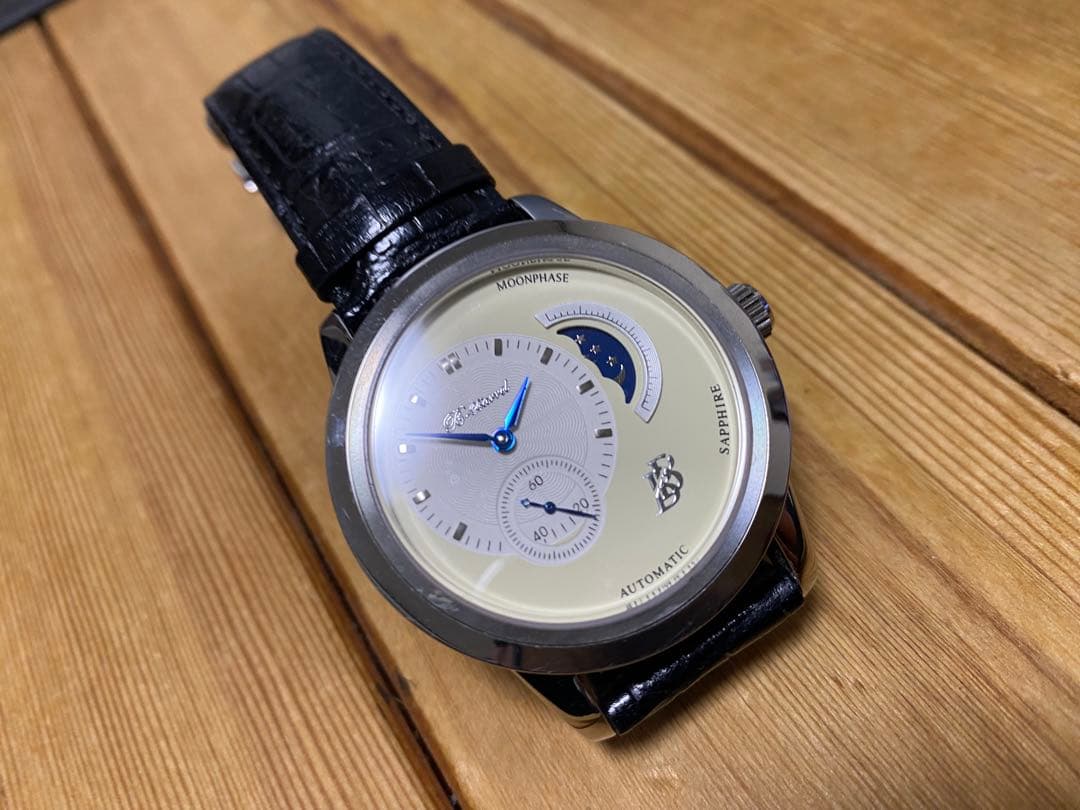 B-BARREL ビーバレル ムーンフェイズ 自動巻きBB0023