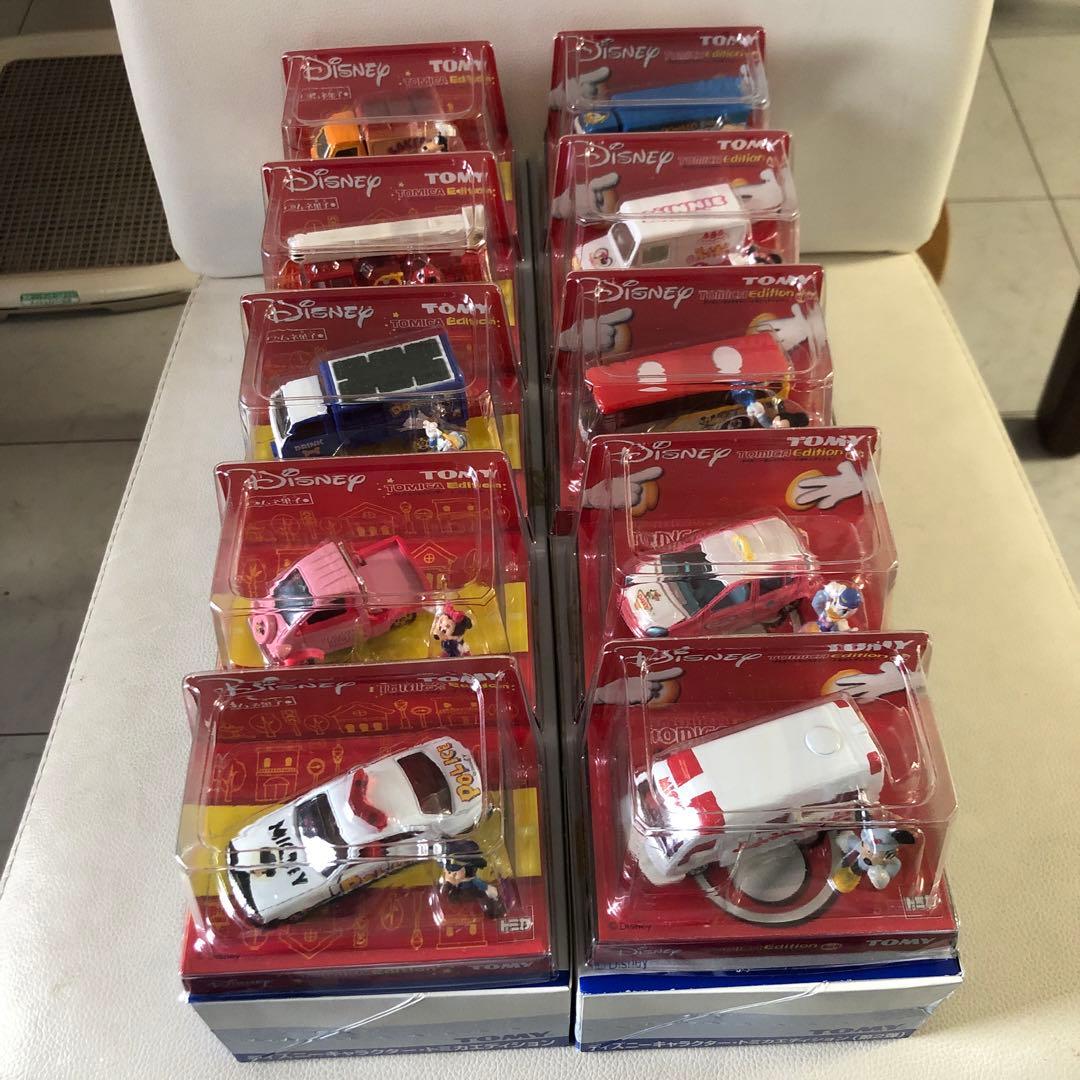 TOMY ディズニーキャラクター ・トミカエディション第1弾&第2弾　計10台