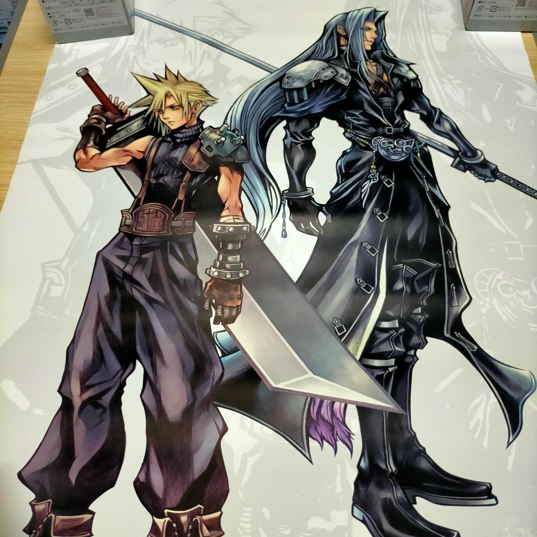ディシディアファイナルファンタジー　FF7 ポスター　クラウド　セフィロス