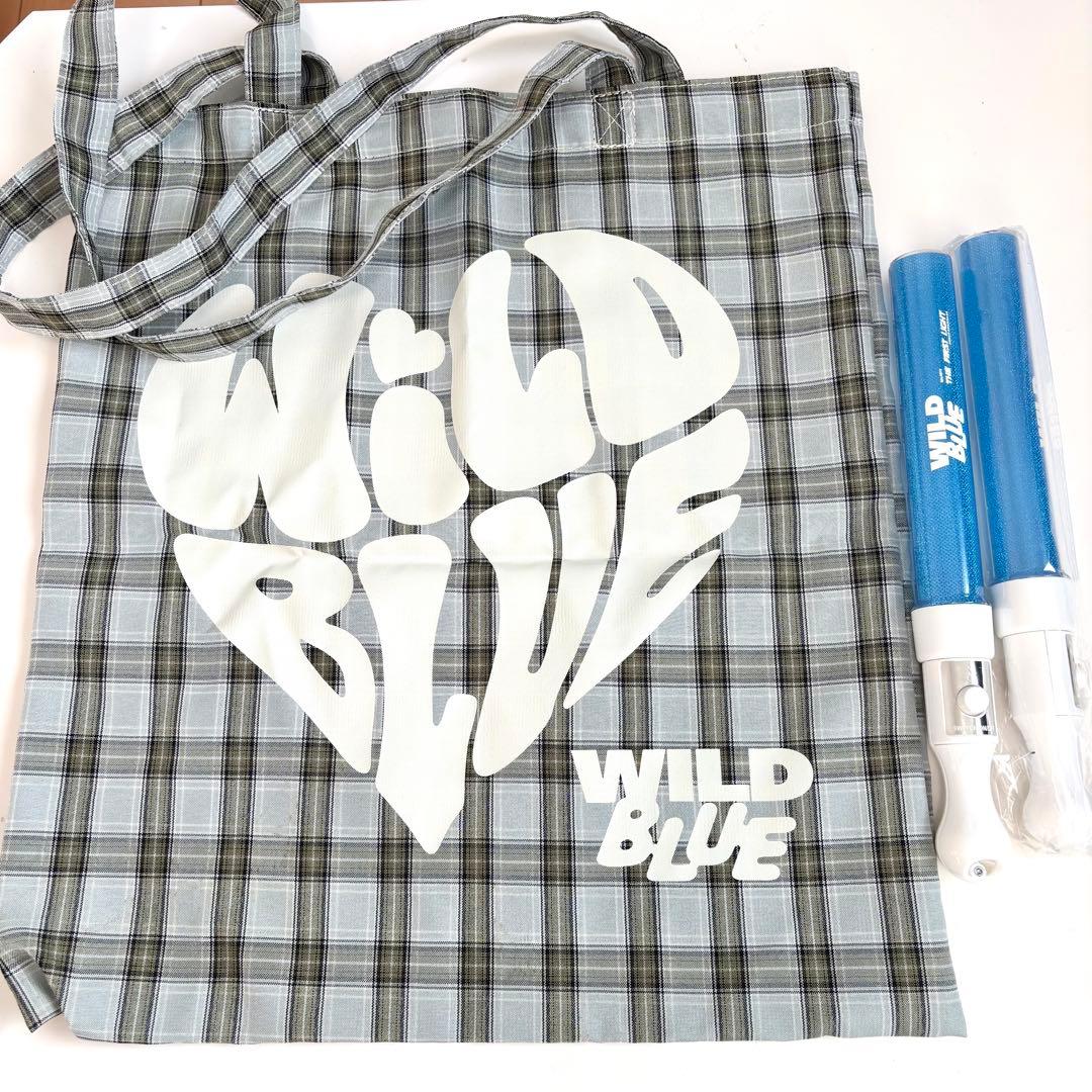 WILD BLUE トートバッグ、ペンライト2つセット