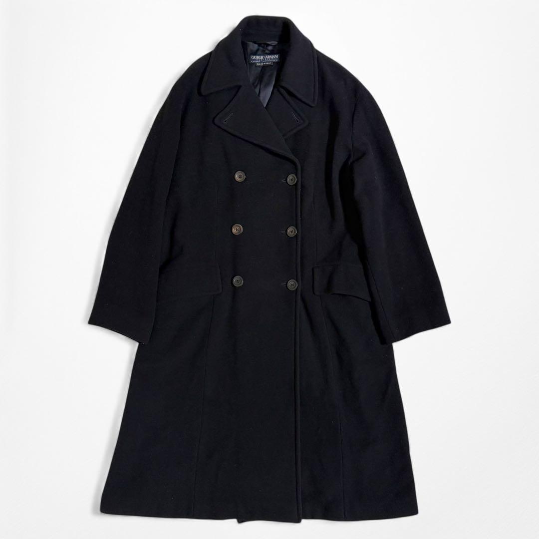 90s Giorgio Armani カシミヤ100% ダブル チェスターコート