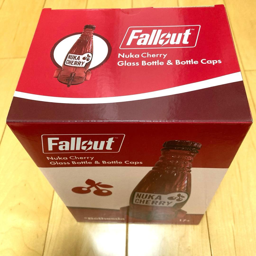 新品未開封 Fallout ヌカチェリー グラスボトル＆キャップ　ヌカ・コーラ瓶