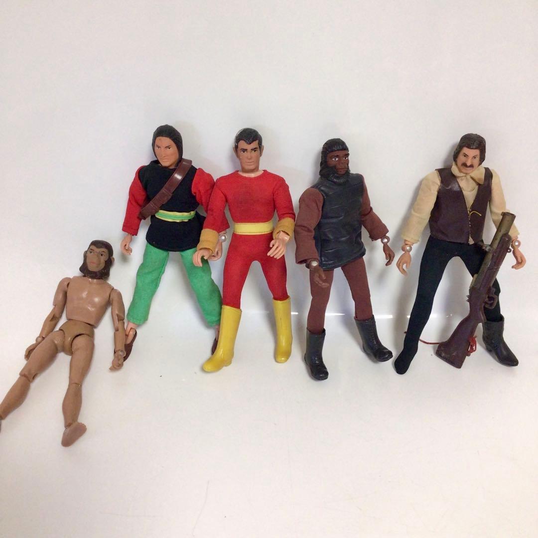 メゴ（Mego） フィギュア 5体セット　猿の惑星　シャザム
