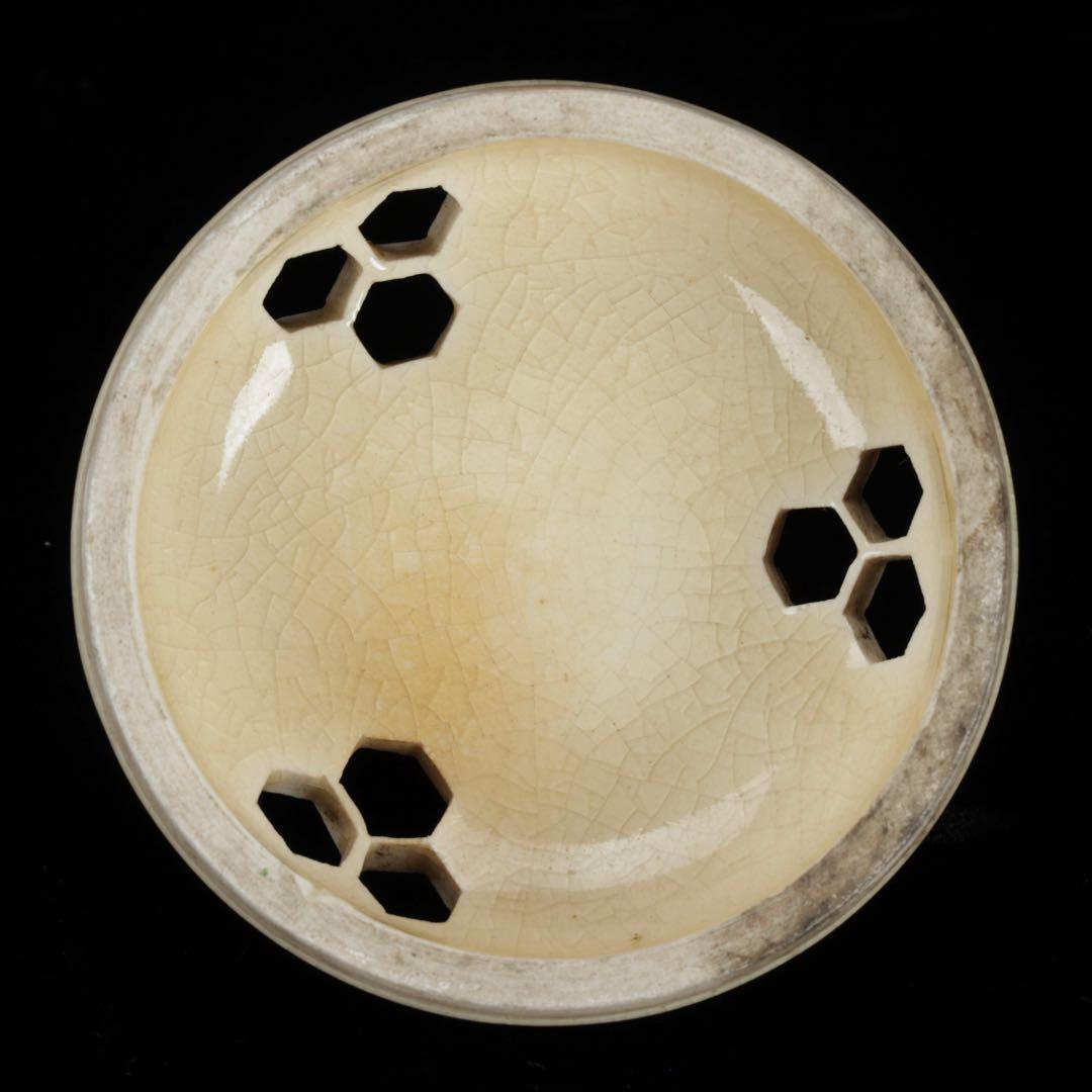 古薩摩 慶田窯 獅子摘三足香炉 幕末期 茶道具 香道具 時代物 骨董品 古美術品