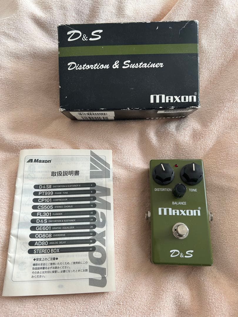 Maxon D&S ギターエフェクター[箱、説明書あり]