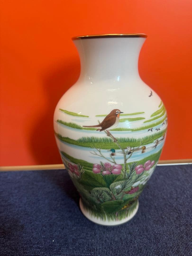 1631 原画　釧路湿原　花瓶