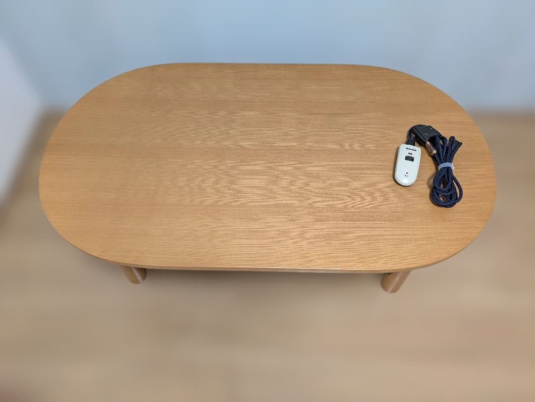 無印良品の 楕円形 こたつ （部品付）