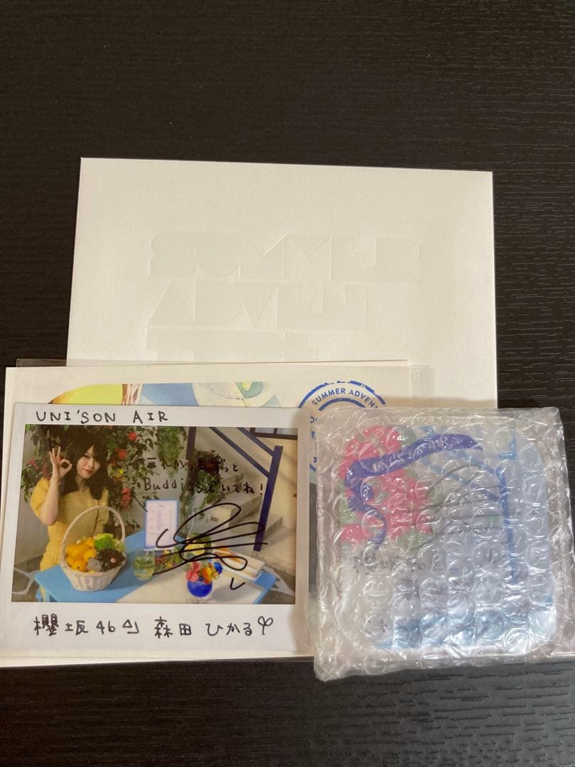 櫻坂46 森田ひかる　直筆サイン入りチェキ　直筆サイン入りアクリルコースター