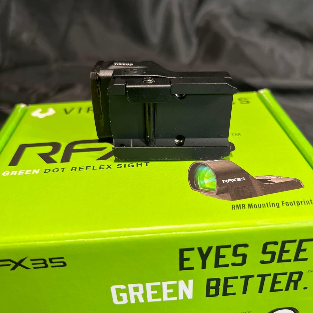 実物　ドットサイト　viridian optics RFX35 レンズガード