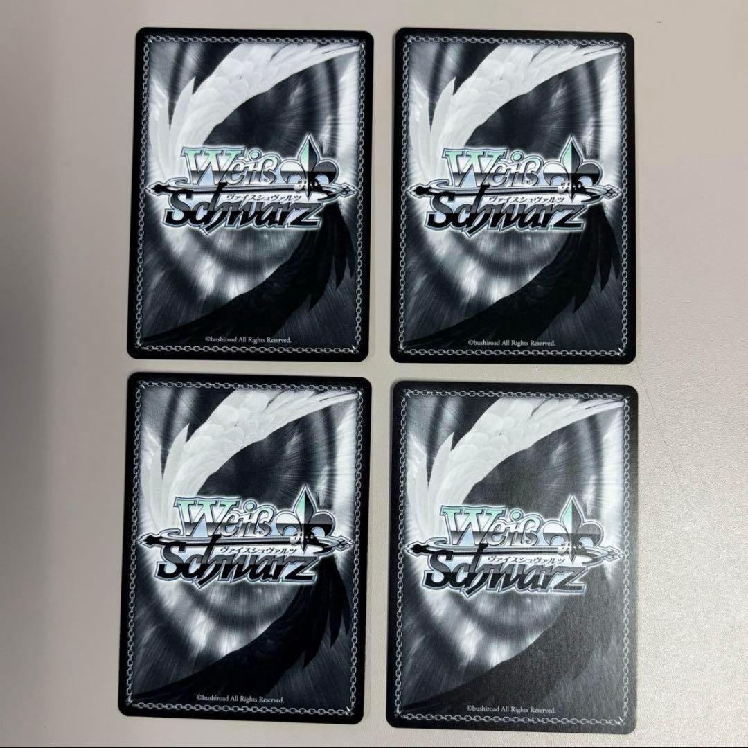 ヴァイスシュヴァルツ プロモ しろくろメイド 時崎狂三 黒ver. 4枚