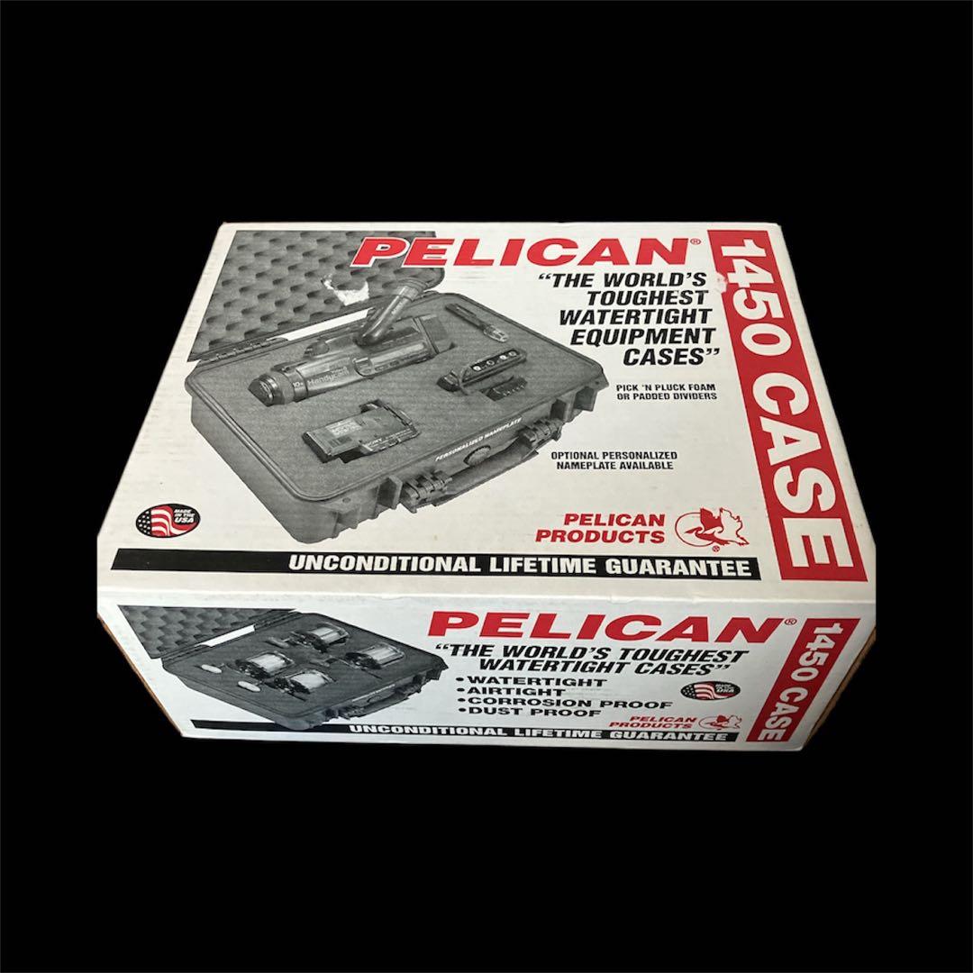 ペリカン1450 Case 防水セキュリティケースオレンジ 旧型