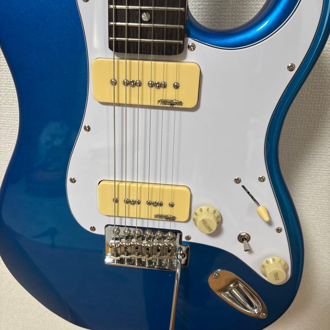 バスカーズ　ストラト改　ゴトーペグ　ウィルキンソンP90タイプ搭載　他改造多数