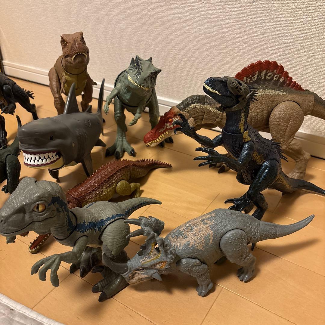 マテル　ジュラシックワールド 恐竜　10体セット