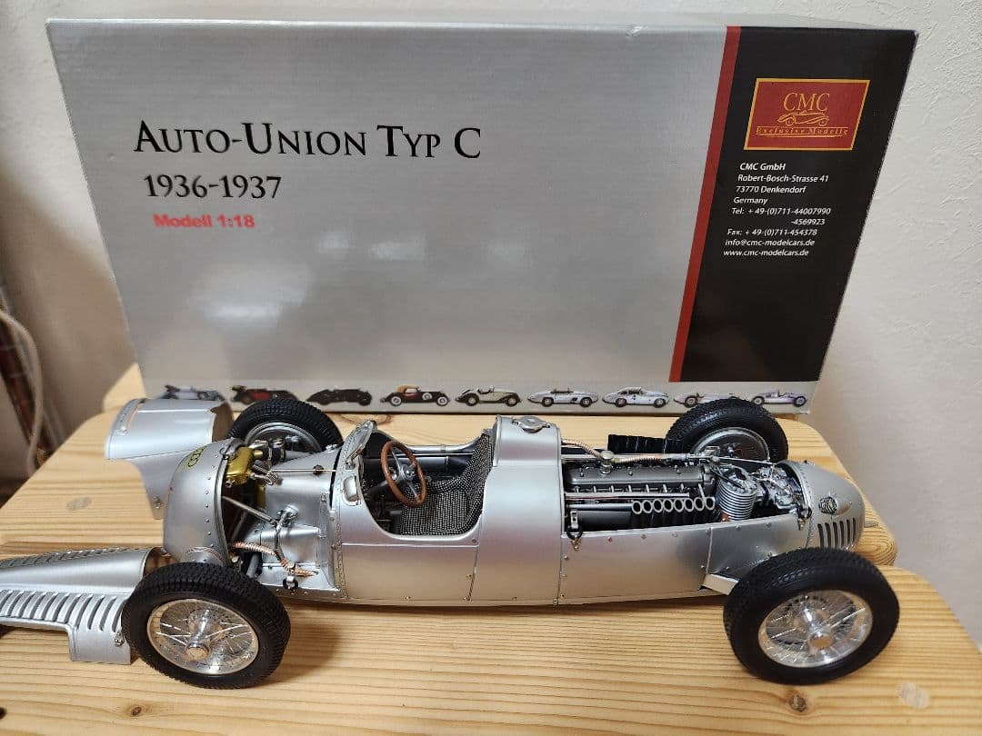 1/18CMC超精密ミニカー/AUTO-UNION　Typ　C