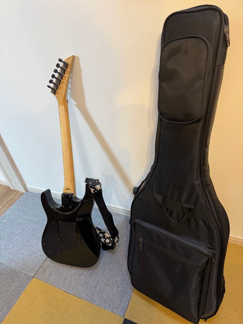 エレキギター　ジャクソンスターズ　ブラック　ケース付き