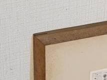 【真作】版画　銅版画　ボトルとグラスの静物版画　モノトーンアート　Y161